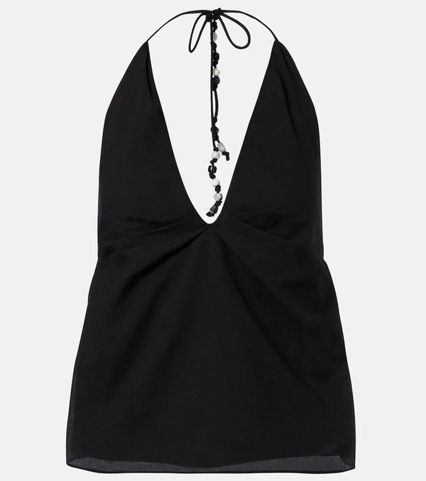  Sir Sir Top Azura De Algodón Con Cuello Halter 