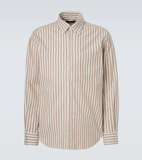  Slowear Slowear Camisa De Algodón A Rayas 