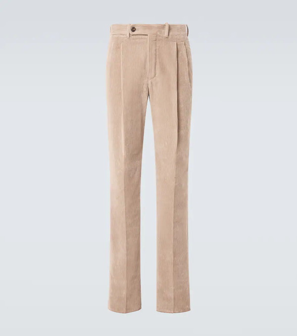  Slowear Slowear Pantalones Rectos De Pana De Algodón 