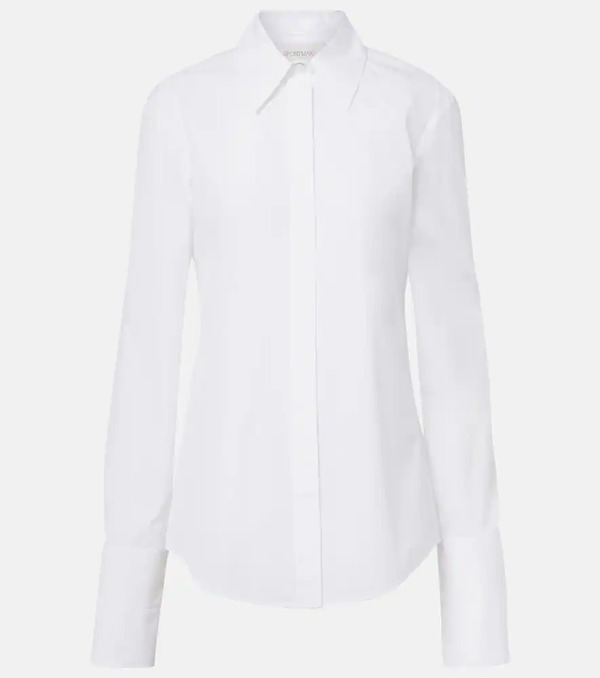  Sportmax Sportmax Camisa De Popelín De Algodón 