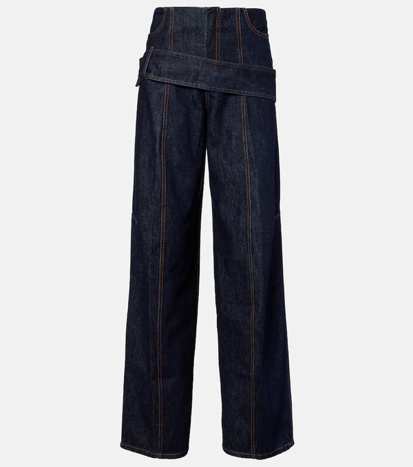  Sportmax Sportmax Jeans Anchos Runway De Tiro Bajo 
