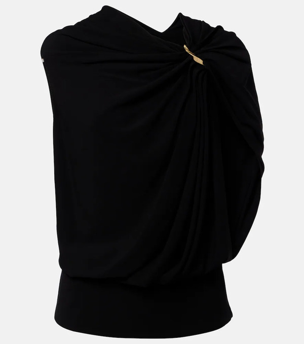  Sportmax Sportmax Top De Crepé Drapeado 
