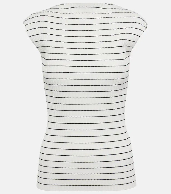  Sportmax Sportmax Top Hans De Algodón A Rayas 