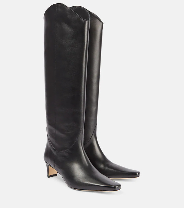  Staud Staud Botas Cowboy Western Wally 55 De Piel 