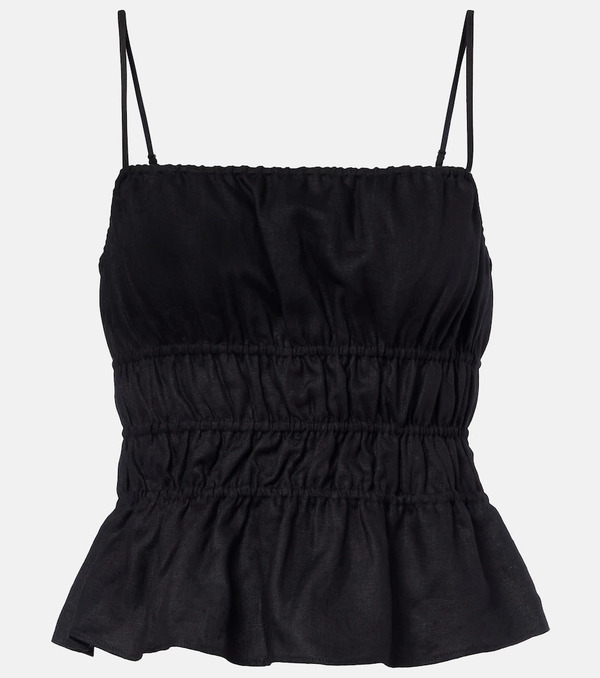  Staud Staud Crop Top Ayla De Lino 