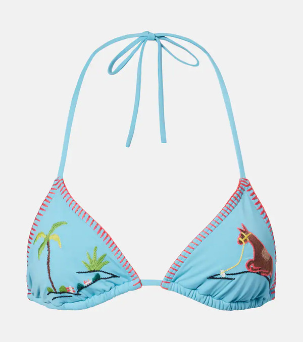  Staud Staud Top De Bikini Lido Bordado 