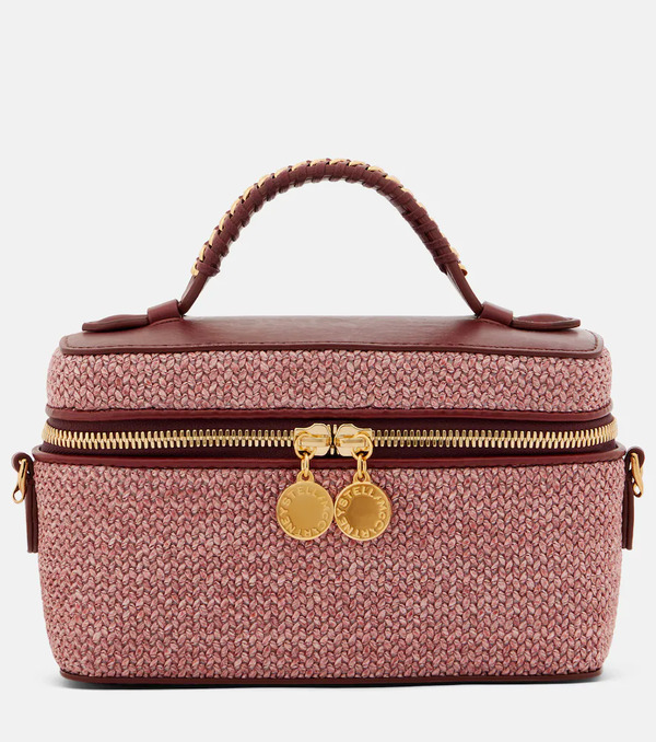  Stella Mccartney Stella Mccartney Bolso Neceser Falabella De Efecto Rafia 