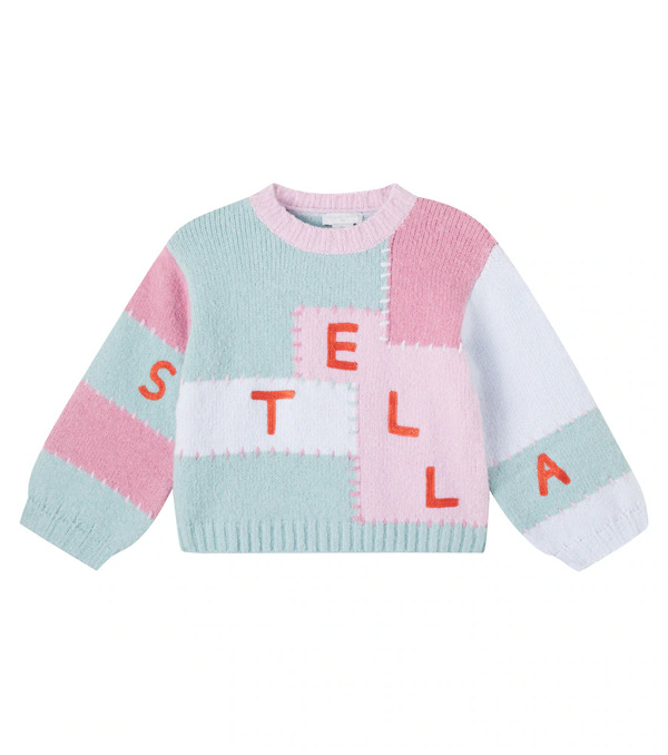  Stella Mccartney Kids Stella Mccartney Kids Jersey De Patchwork Con Logo 