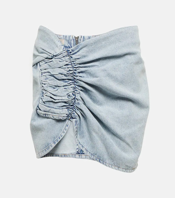  The Mannei The Mannei Minifalda Denim Wishaw Fruncida 