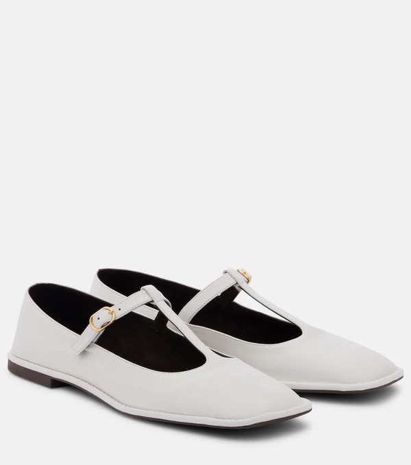  The Row The Row Bailarinas Square T-strap De Piel 