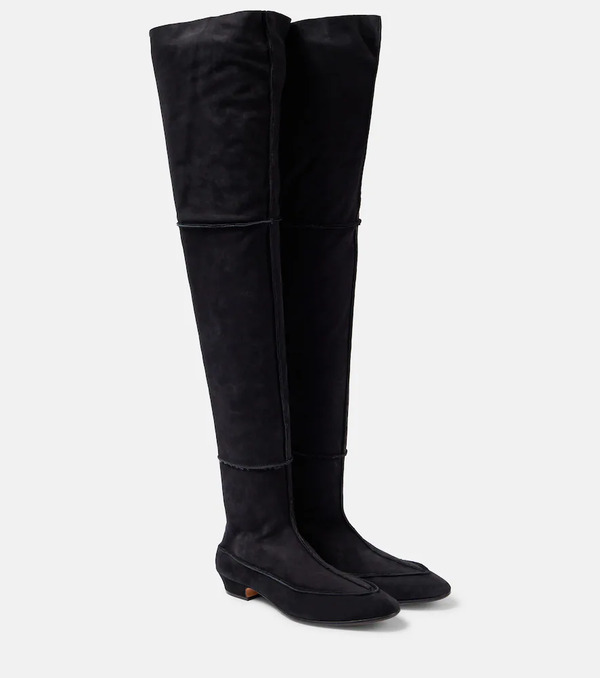  The Row The Row Botas Mosqueteras Awar 25 Cuissarde De Ante 