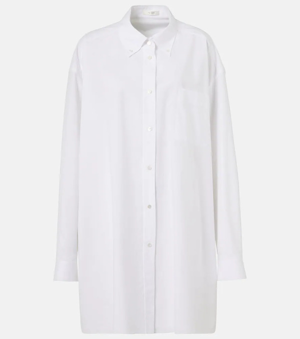  The Row The Row Camisa Oversized Victoria En Popelín De Algodón 