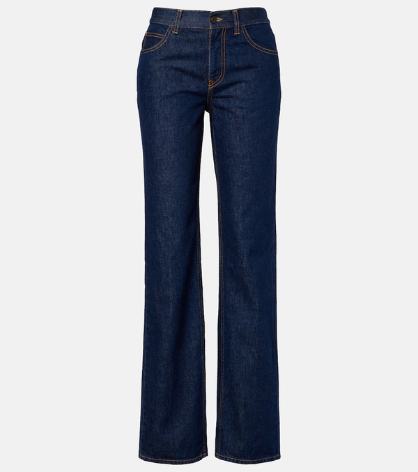  The Row The Row Jeans Rectos Carlyl De Tiro Medio 
