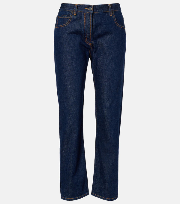  The Row The Row Jeans Rectos Riaco De Tiro Medio 