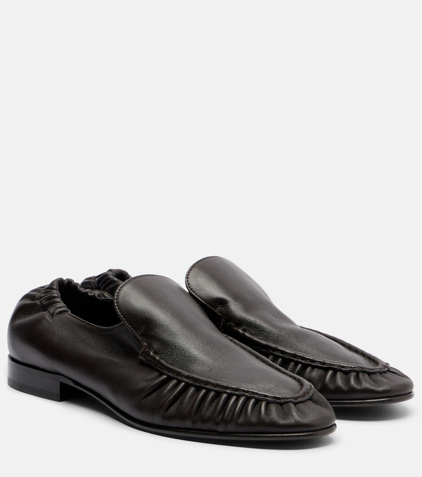  The Row The Row Mocasines De Piel Fruncidos 