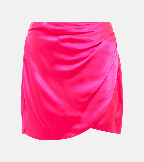  The Sei The Sei Minifalda Wrap De Seda 