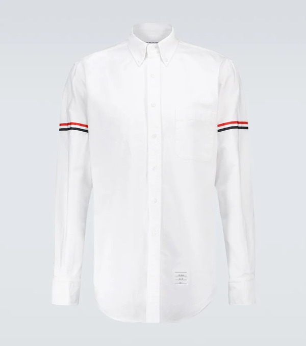  Thom Browne Thom Browne Camisa De Grogén De Algodón 