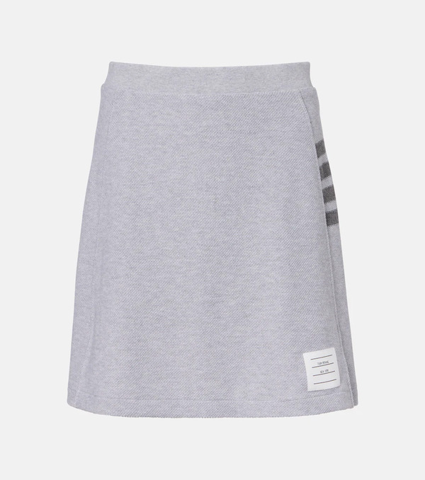  Thom Browne Thom Browne Minifalda 4-bar De Algodón 
