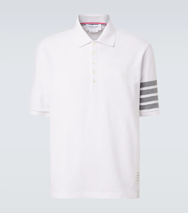  Thom Browne Thom Browne Polo 4-bar De Algodón 