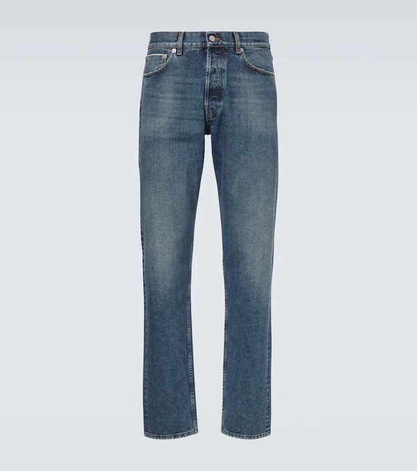  Thom Sweeney Thom Sweeney Jeans Rectos De Tiro Medio 