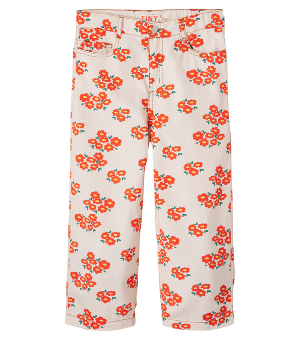  Tinycottons Tinycottons Jeans Rectos Blossoms De Sarga 