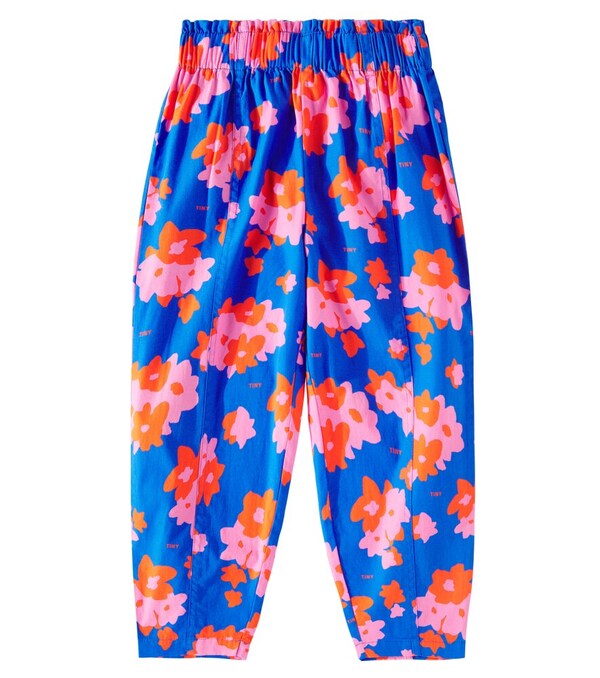  Tinycottons Tinycottons Pantalones Anchos Flowers De Algodón 