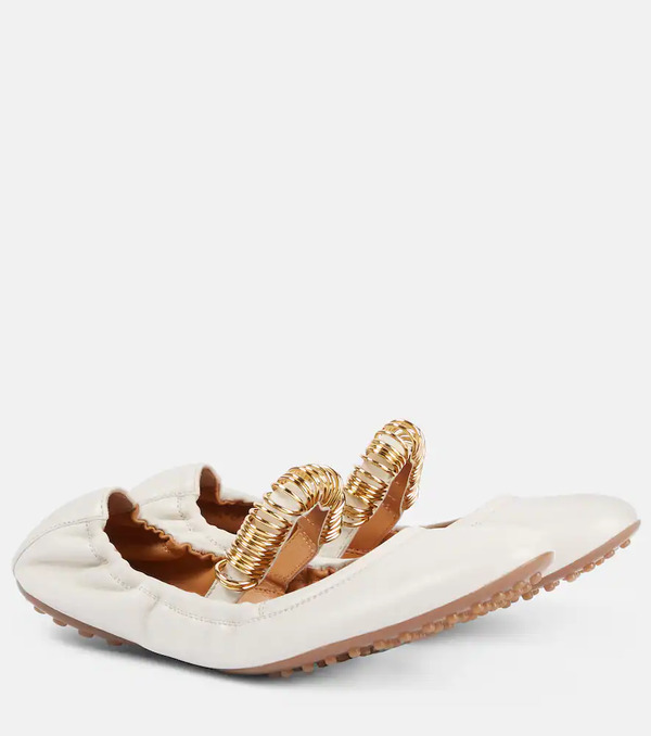  Tod's Tod's Bailarinas De Piel 
