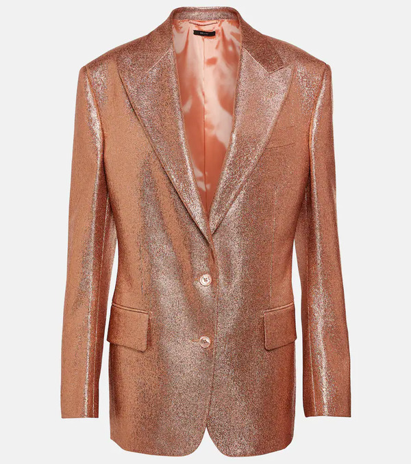  Tom Ford Tom Ford Blazer De Sablé Iridiscente 