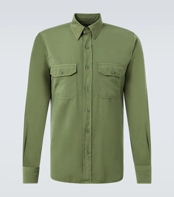  Tom Ford Tom Ford Camisa De Algodón Y Seda 