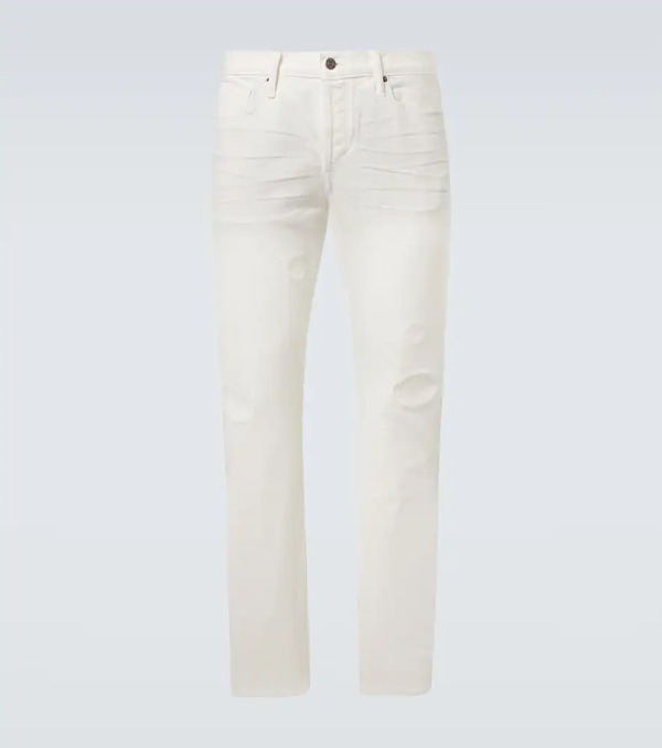  Tom Ford Tom Ford Jeans Slim Con Efecto Desgastado 