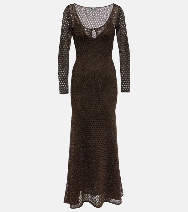  Tom Ford Tom Ford Vestido Largo De Lurex® 