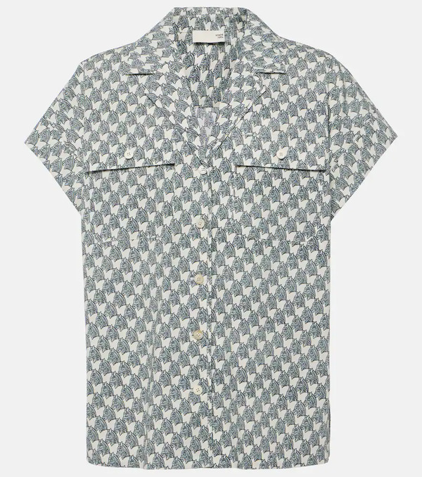  Tory Burch Tory Burch Camisa De Popelín Estampada 