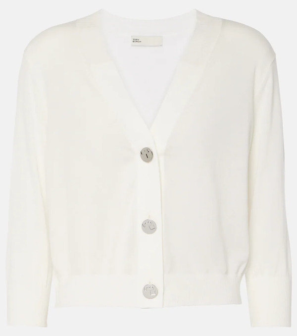  Tory Burch Tory Burch Cárdigan De Algodón Cropped 