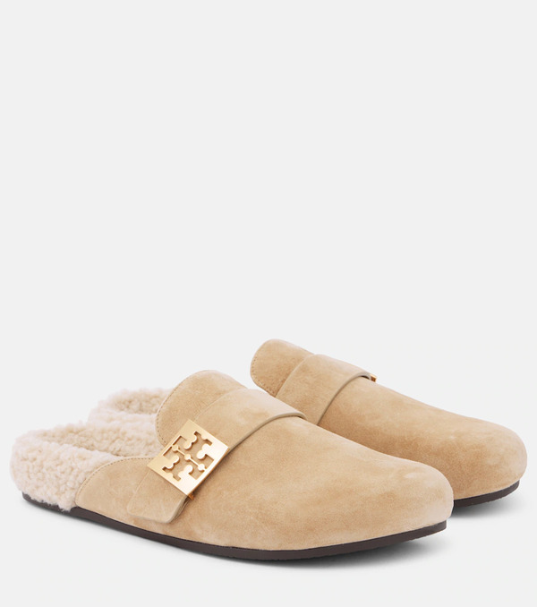  Tory Burch Tory Burch Mules Mellow De Ante Con Forro De Borrego 