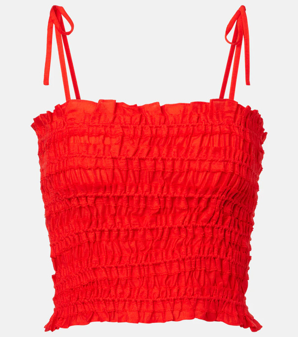  Tory Burch Tory Burch Tank Top Fruncido 