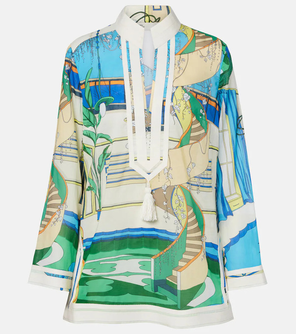  Tory Burch Tory Burch Túnica De Voile De Algodón 
