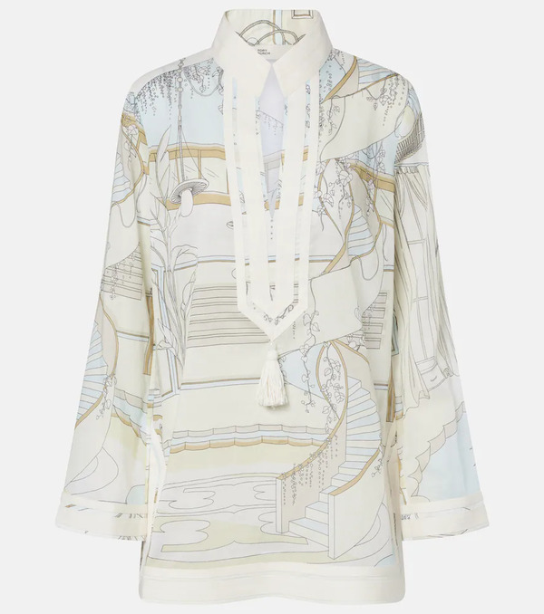  Tory Burch Tory Burch Túnica De Voile De Algodón 