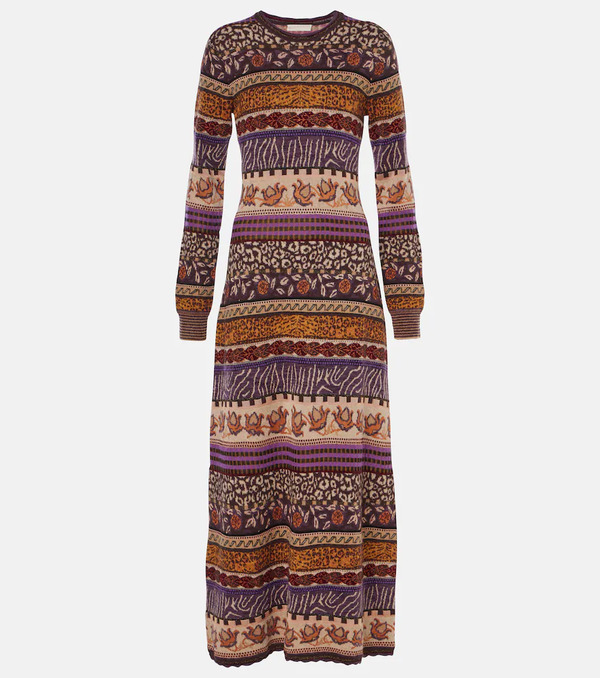  Ulla Johnson Ulla Johnson Vestido Largo Paloma De Jacquard 