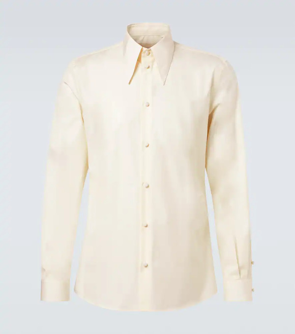  Valentino Valentino Camisa De Popelín De Algodón 
