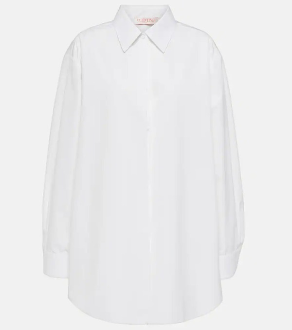  Valentino Valentino Camisa Oversized De Algodón 