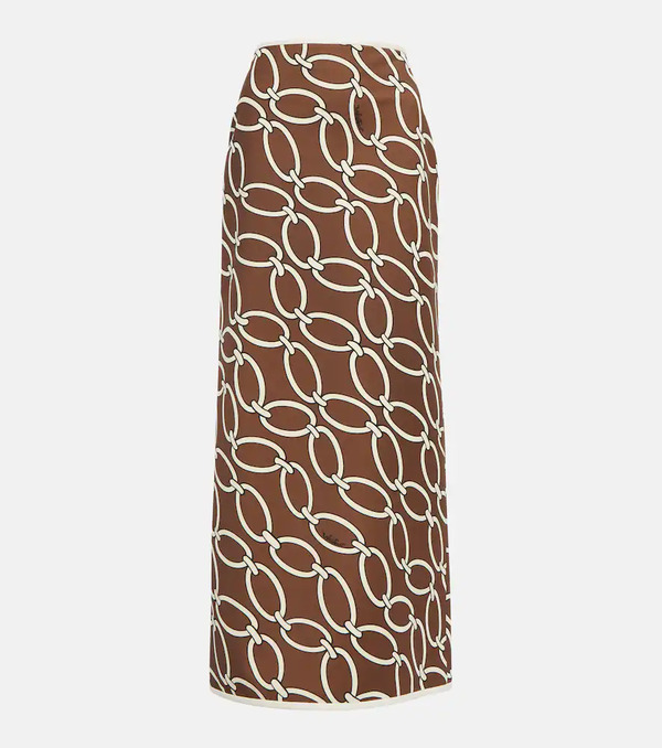  Valentino Valentino Falda Larga Estampada 