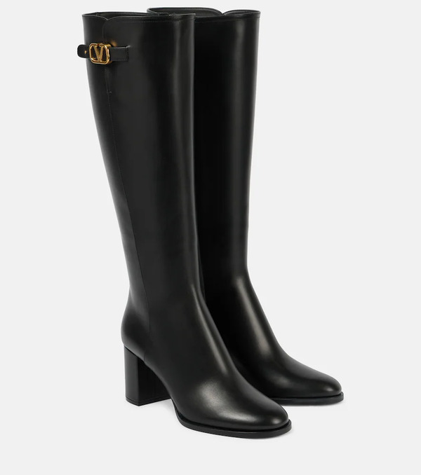  Valentino Garavani Valentino Garavani Botas Vlogo Signature De Piel 