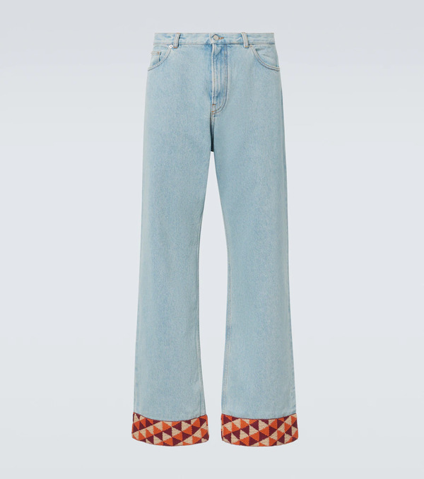  Valentino Valentino Jeans Anchos Con Jacquard 