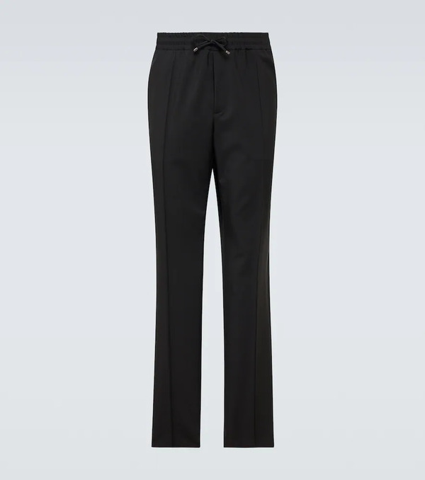 Valentino Valentino Pantalones Slim En Mezcla De Lana Y Mohair 