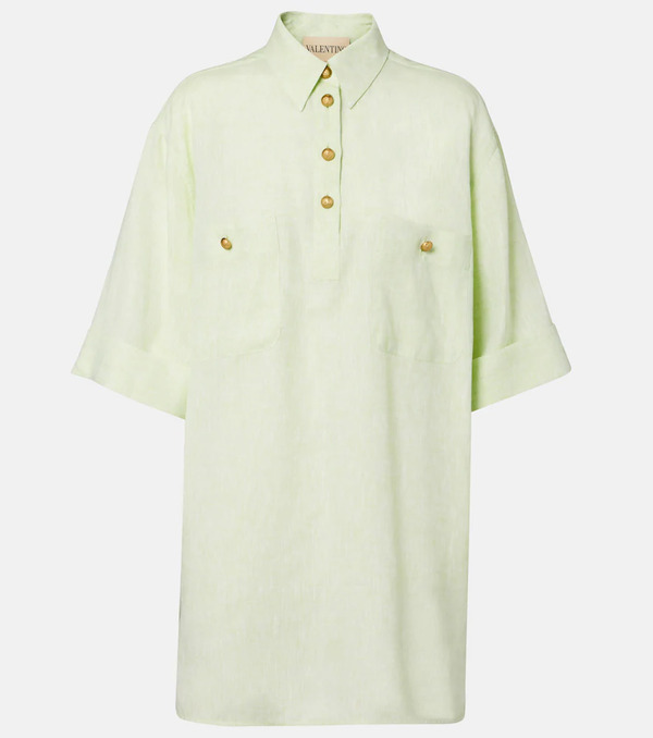  Valentino Valentino Polo Oversized De Lino 