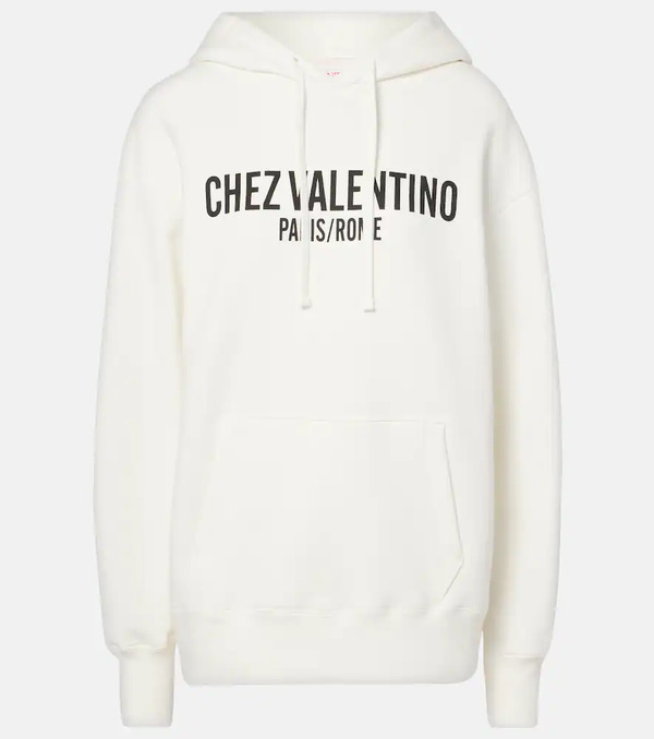  Valentino Valentino Sudadera Con Capucha De Jersey 