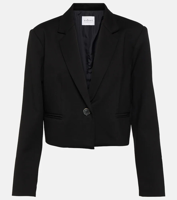  Velvet Velvet Blazer Cropped Anya 