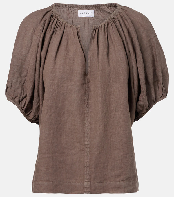  Velvet Velvet Blusa Cosette De Lino 