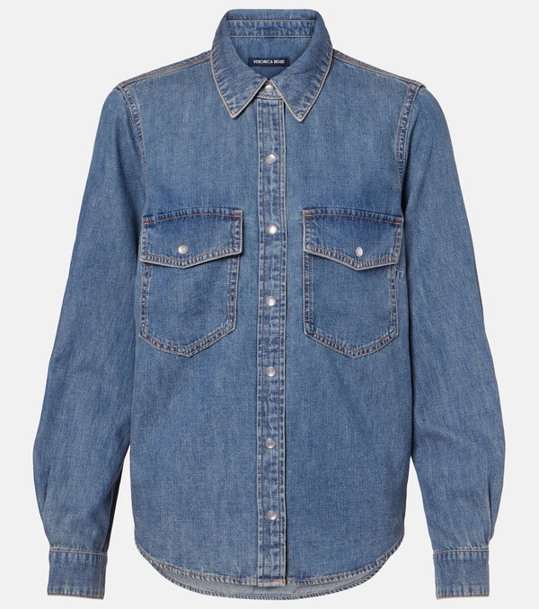  Veronica Beard Veronica Beard Camisa Noah De Denim 
