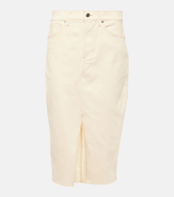  Veronica Beard Veronica Beard Falda Midi Breves De Denim 